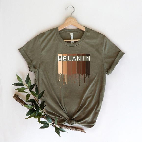 Melanin Shirt,Black Lives Matter Shirt, I Can't Breathe Shirt, Racial Equality - Picture 1 of 2